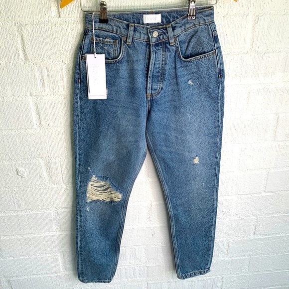 Boyish The Billy High Rise Skinny Denim Button Fly Jeans sz 25 - Picture 2 of 11